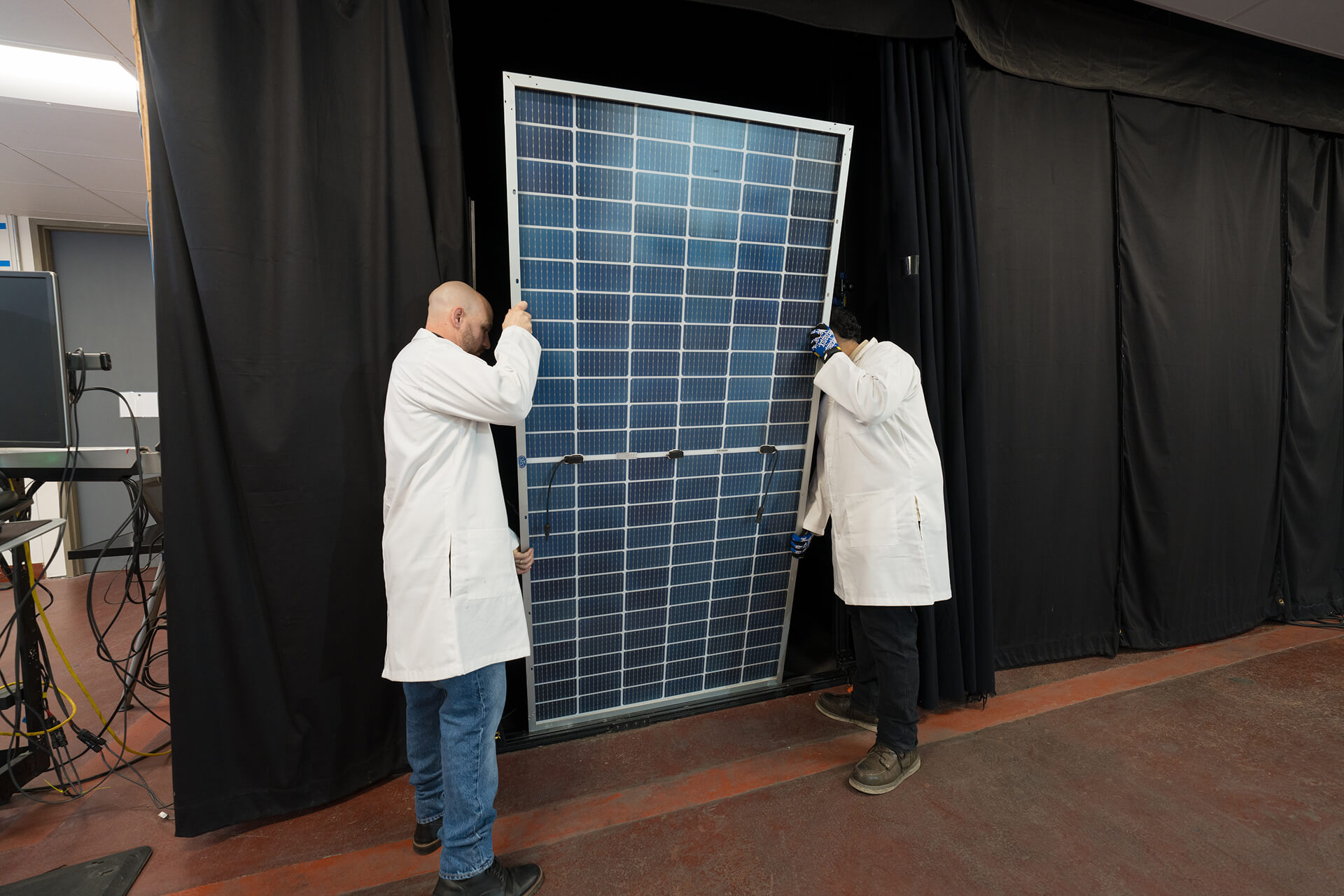 Solar panel testing